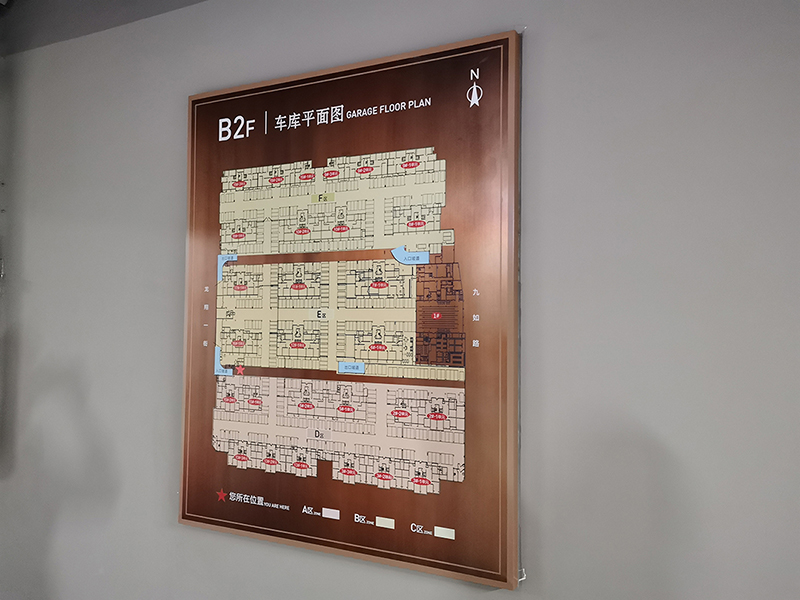 住宅小區(qū)地下車(chē)庫(kù)總平面圖