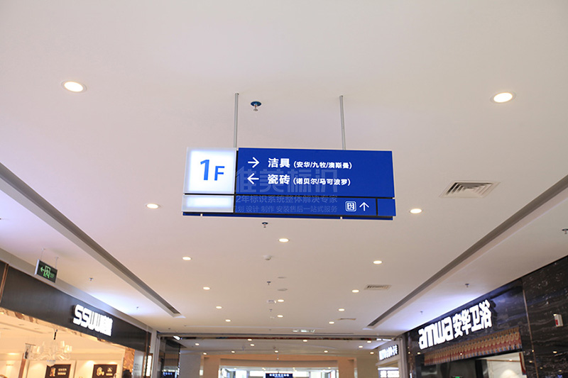 商場指示吊牌