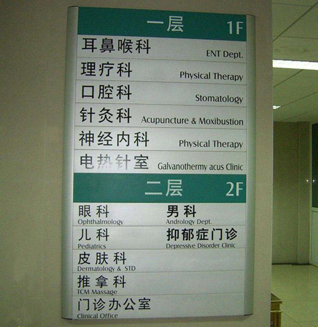 醫(yī)院標(biāo)識系統(tǒng)