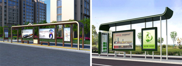 公交車候車廳設計制作